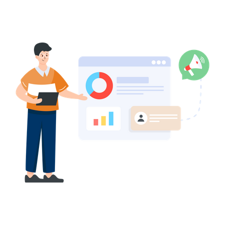Web analytics  Illustration