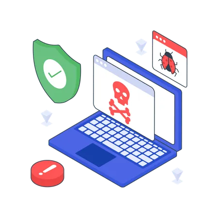 Web-Antivirus  Illustration