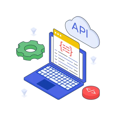 Web-API  Illustration