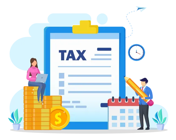 Web Based Tax Payment  Illustration