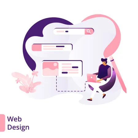 Landing Page Control Web Program Modern Illustration Vector Concepts For Website And Mobile App Development Can Use For Headers Of Web Pages Templates UI Web Banners Flyers Illustration