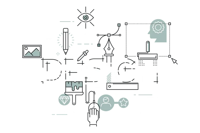 Web Design  Illustration