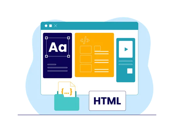 Web design e desenvolvimento web  Ilustração