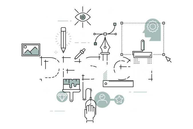 Web Design  Illustration