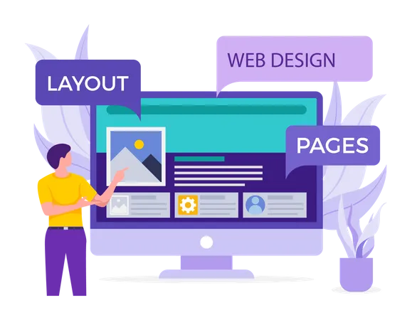 Web Design  Illustration