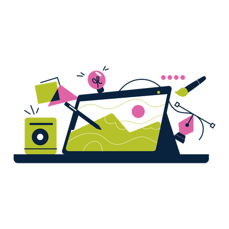 Web design  Illustration