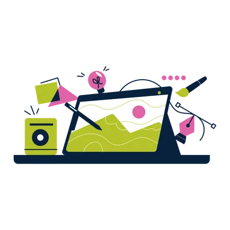 Web design  Illustration