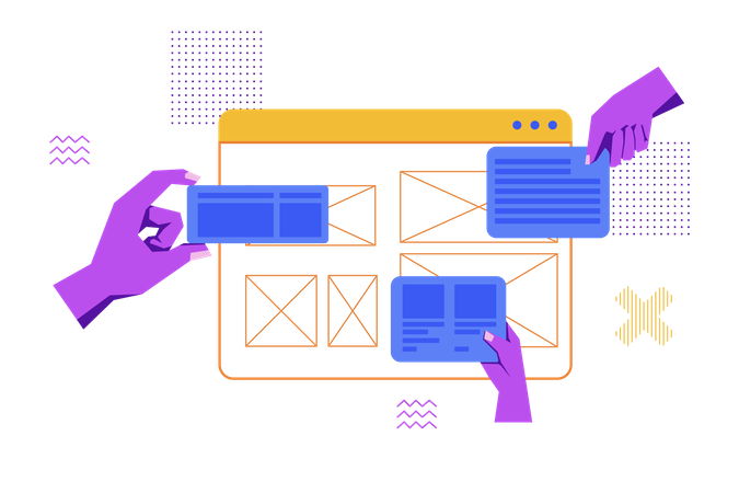 Web Designing  Illustration