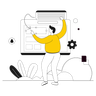 web developer illustration free download