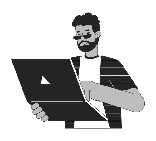 Web developer  Illustration