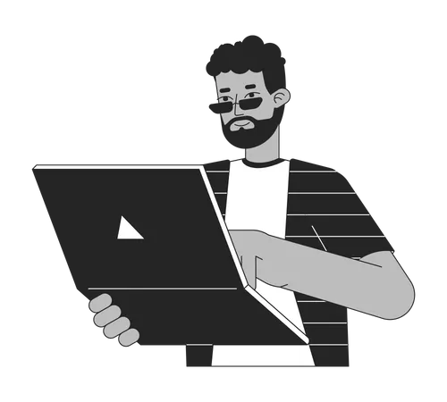 Web developer  Illustration