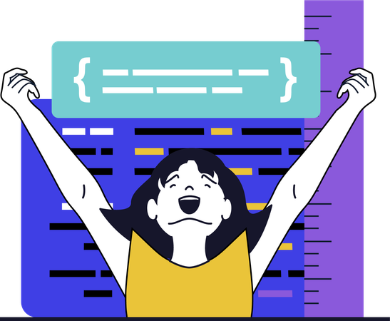 Web developer  Illustration