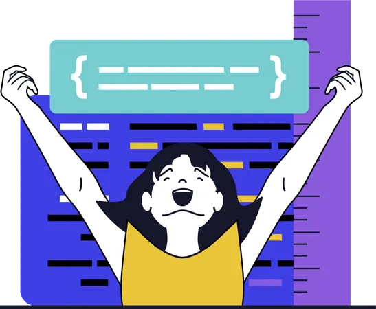 Web developer  Illustration