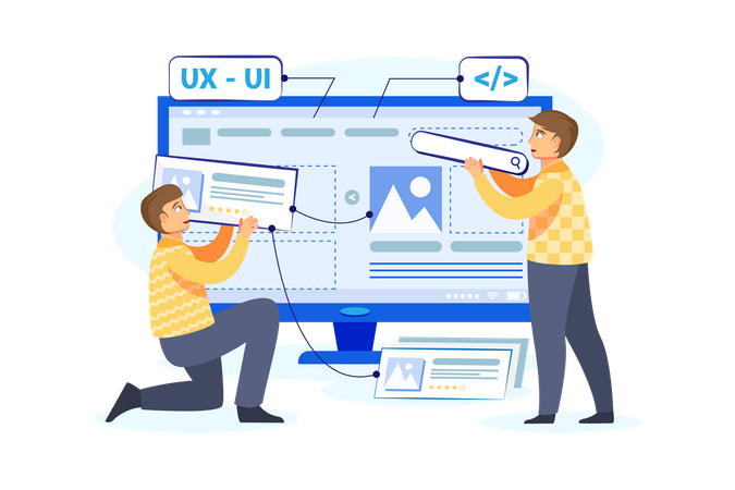 Web Developer  Illustration