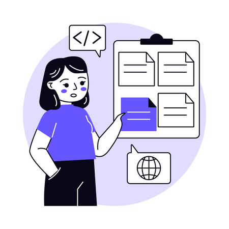 Web Developer Task Illustration