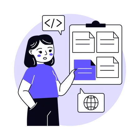 Web Developer Task  Illustration