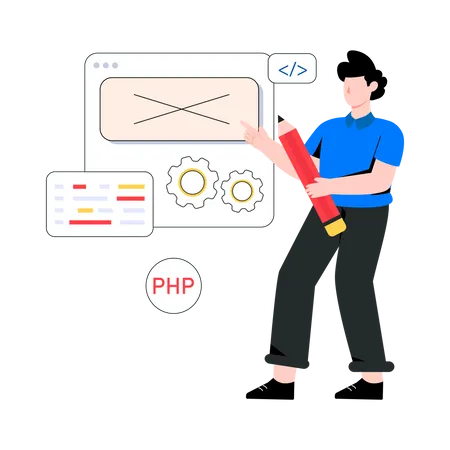 Web Development Illustration
