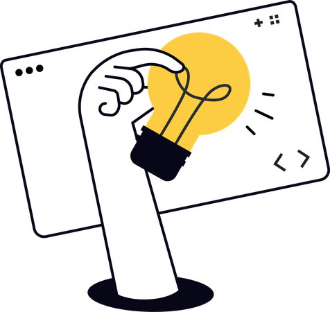 Web Development idea  Illustration