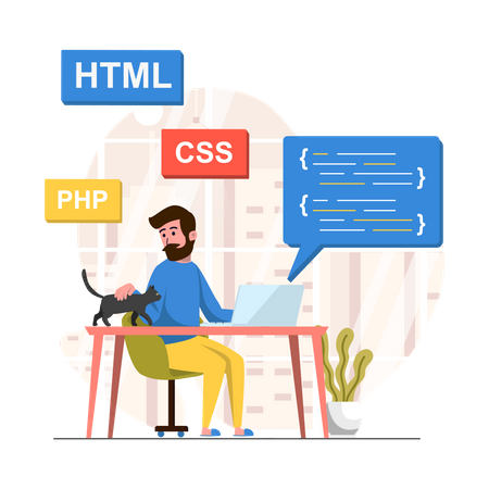 Web development  Illustration