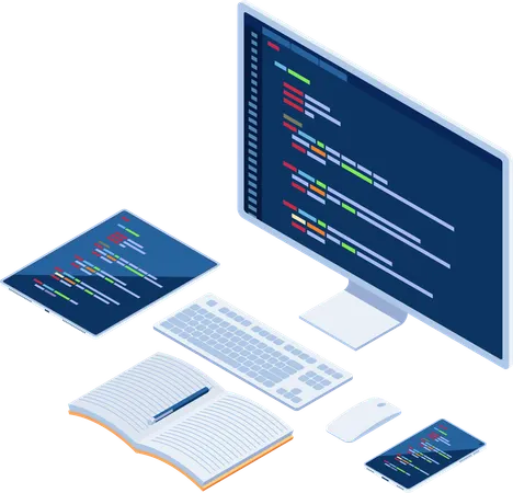 Web Development  Illustration