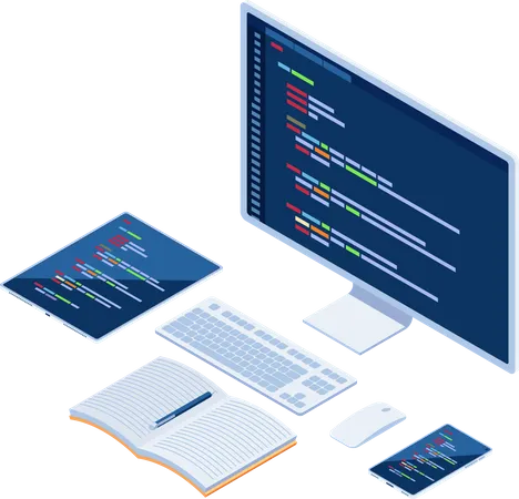 Web Development  Illustration