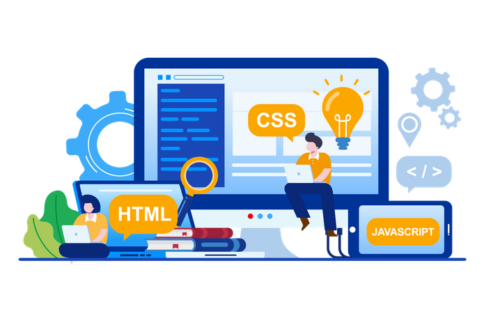 Web Development  Illustration