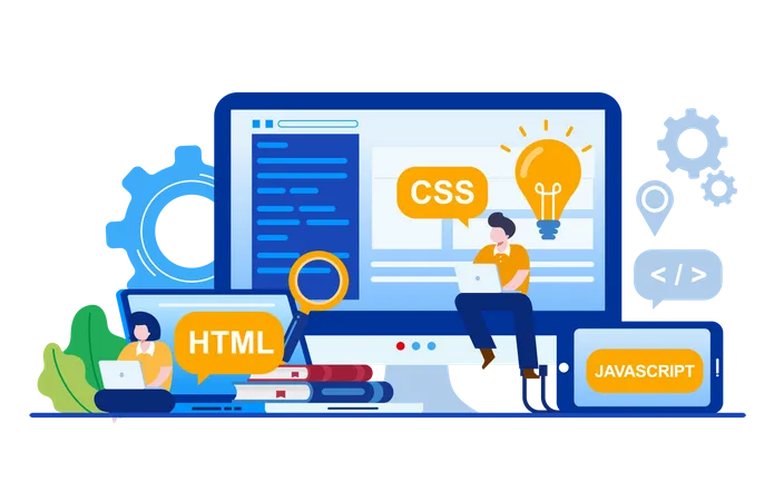 Web Development  Illustration