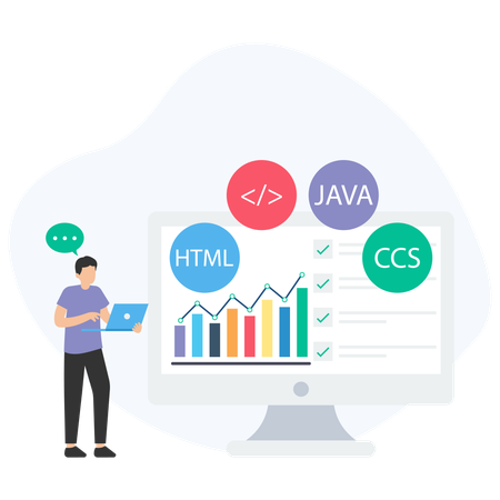 Web Development  Illustration