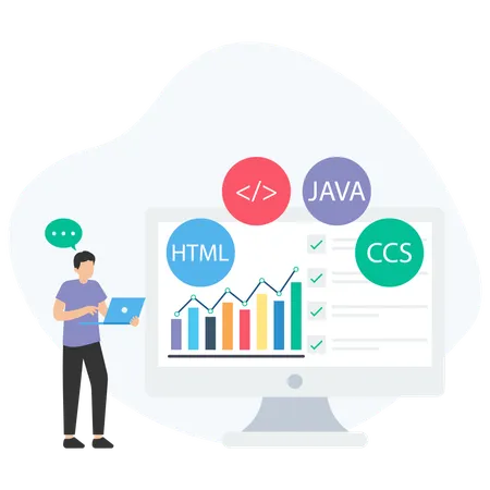 Web Development  Illustration