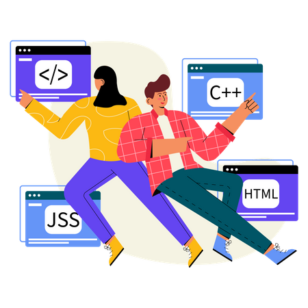 Web Development  Illustration