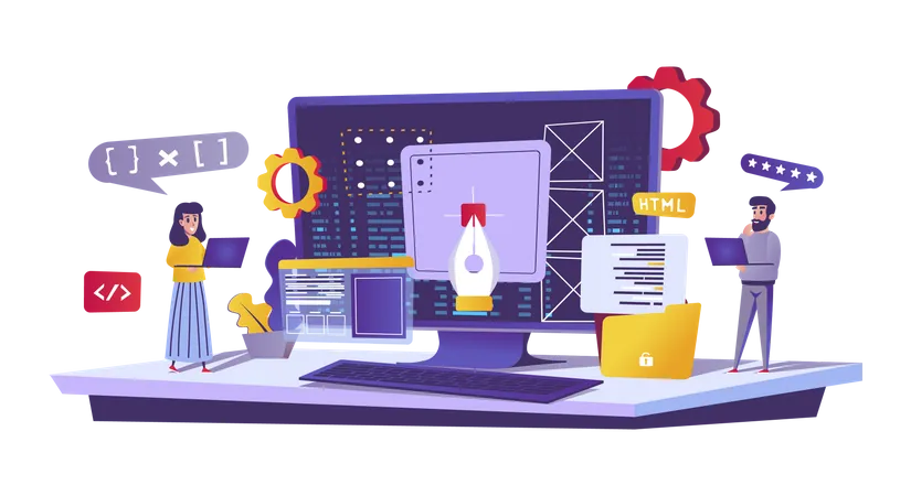 Web development  Illustration