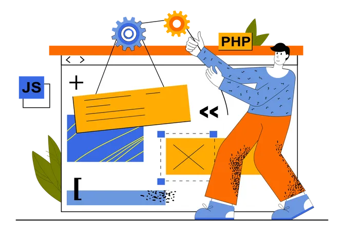 Web Development  Illustration