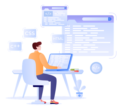 Web Development  Illustration