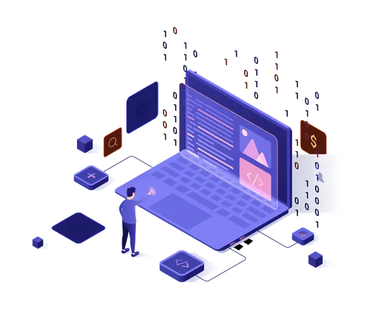 Web development  Illustration