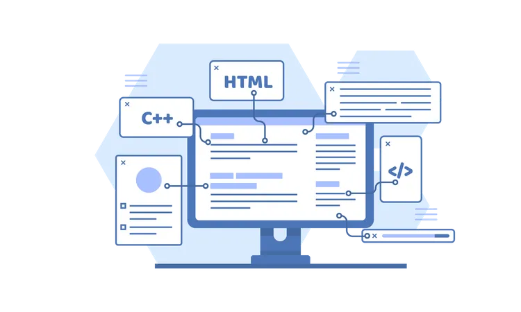 Web development  Illustration