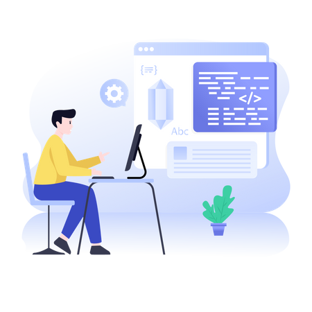 Web Development  Illustration