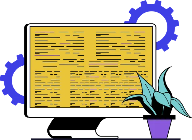Web development  Illustration