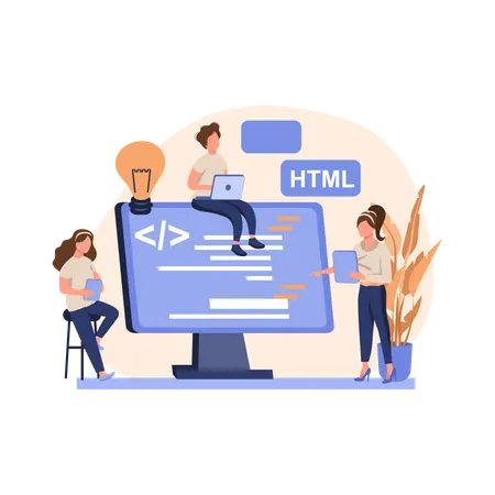 Web development  Illustration