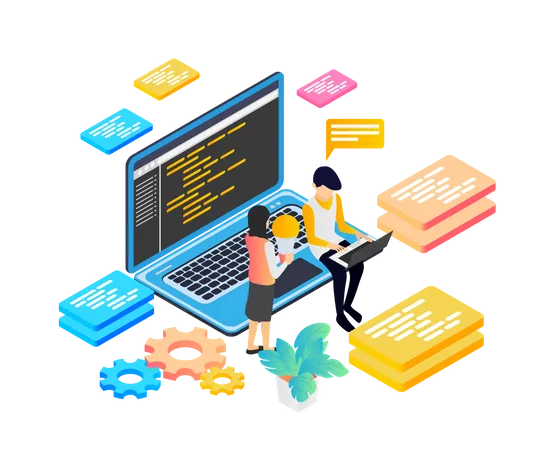 Web Development  Illustration