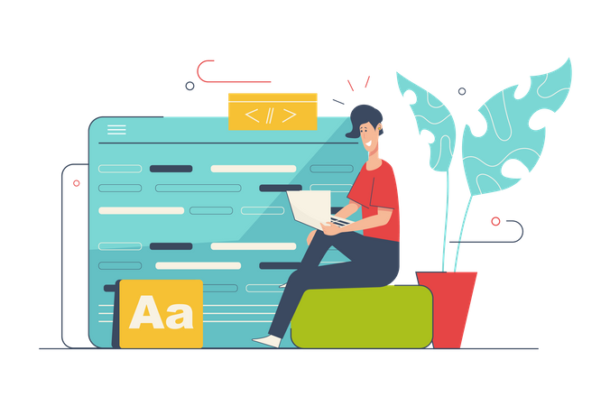 Web development  Illustration