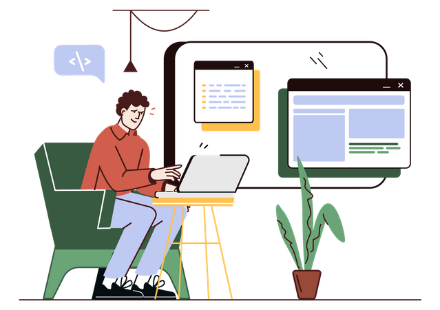 Web development  Illustration