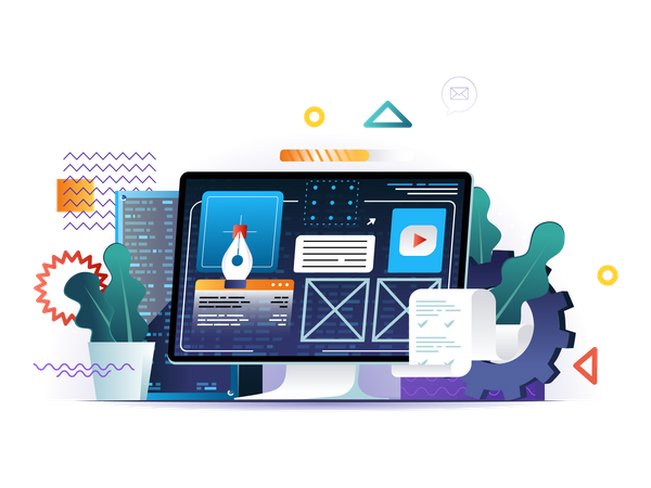 Web development  Illustration