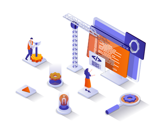 Web development  Illustration
