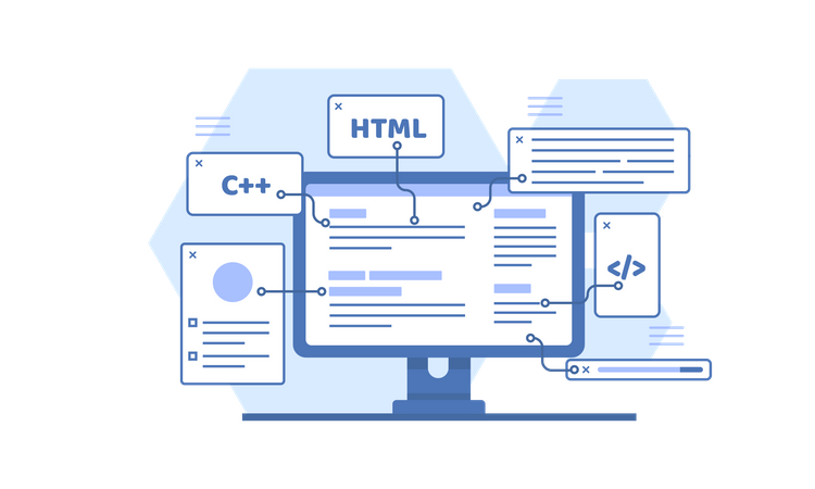 Web development  Illustration