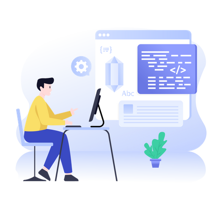 Web Development  Illustration