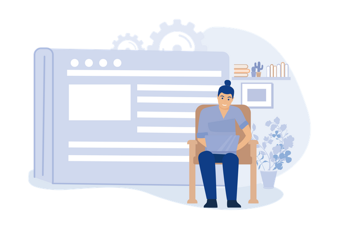 Web development  Illustration