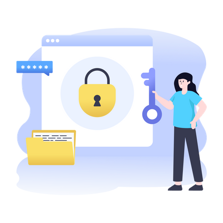 Web Encryption  Illustration