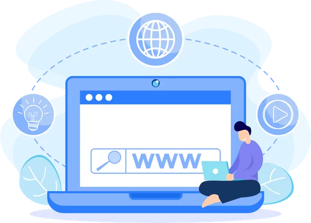 Web Environment  Illustration