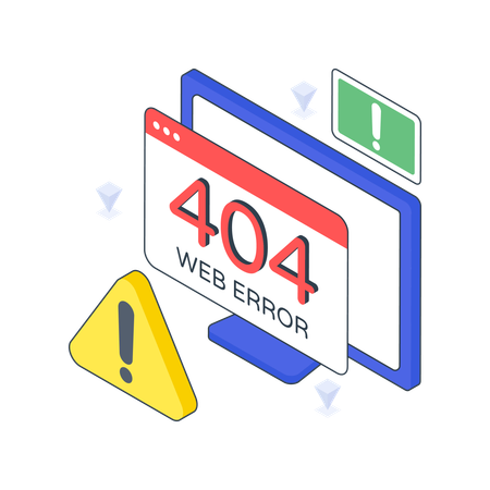 Web Error  Illustration