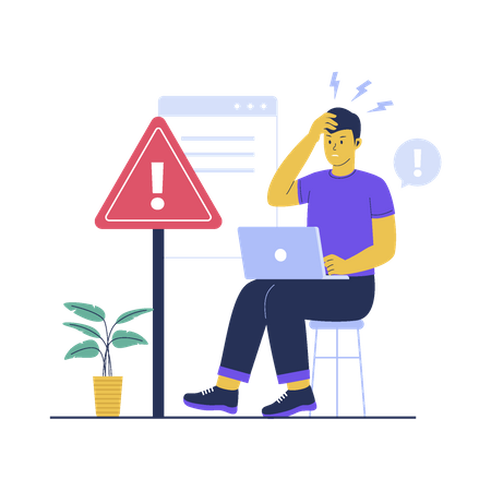 Web Errors  Illustration